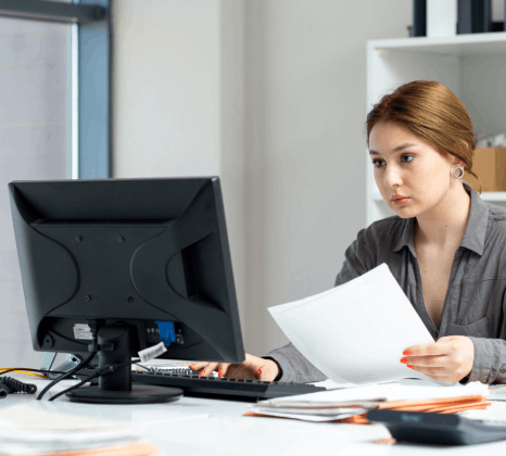 A native linguist compares Russian and English copy for russian translation services new york to ensure accurate results.