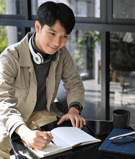 A translator certifies an English translation for a USCIS application, using chinese translation services new york.