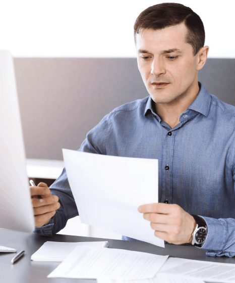 An HR lead compares translated offer letters as Human Resources Translation Services streamline onboarding for new hires.