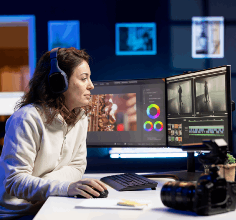 A captioner uses post production captioning services to format an OTT Netflix delivery package and validate timing against.