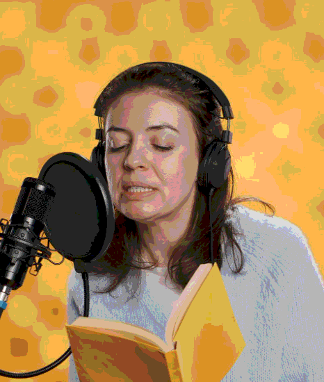 A voice actor adjusts pacing and tone as Spanish Voice Over Services deliver cultural localization for a training video.