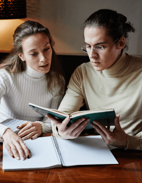 A peer reviewer checks a translated journal article, using Magazine Translation Services to keep academic tone consistent.