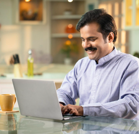 A client scans family IDs and bank papers while Punjabi Translation Services translate personal and business records clearly.