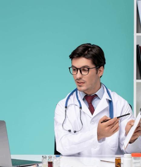 A PV specialist compares source and target ICSR narratives after pharmaceutical translation services for pharmacovigilance.