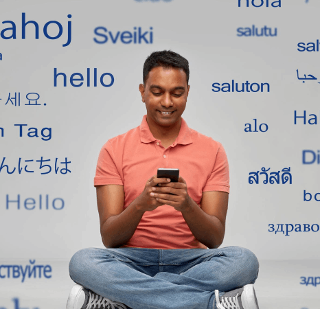 A content planner adjusts Instagram and TikTok drafts as social media translation services localize copy for each platform.