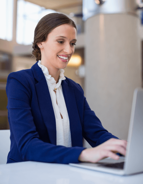 A professional enhancing business publications with DTP typing services to deliver clean, accurate and branded materials.