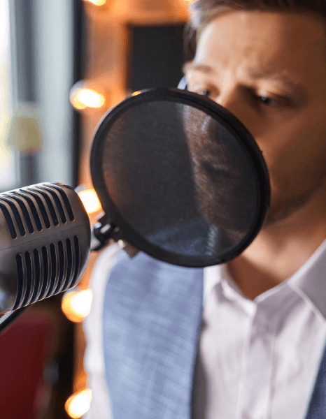 A voice talent marks diacritics in a Polish script, ensuring Polish Voice Over Services fit video ads and docs.