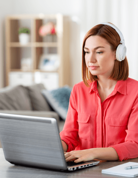 A QC editor checks Netflix captioning services for 99% accuracy, clean punctuation, and consistent line breaks.