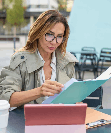 A compliance lead checks French regulatory wording for global reach, relying on french translation services for accuracy.