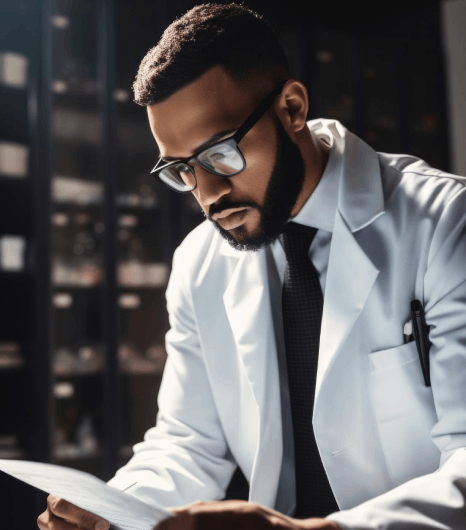A QA reviewer checks a translated CTD module, using life sciences translation services for pharmaceutical regulatory control.