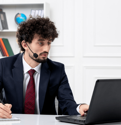 Specialist reviews audio quality for a 24/7 rush request, confirming delivery time for same day transcription services.