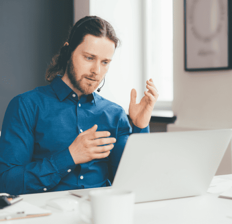 Customer shares media securely for Audio Description Services, benefiting from encryption and strict access controls.