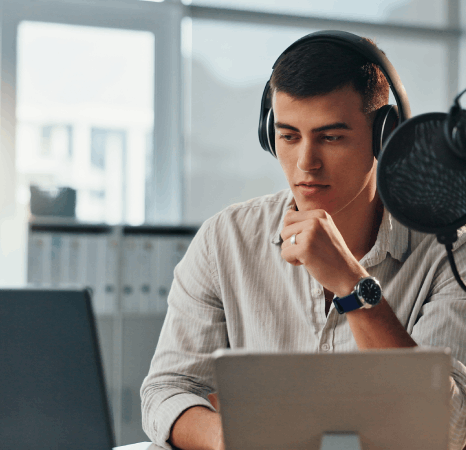 Translator providing Dubbing Services that follow strict quality checks, security protocols and compliance standards.