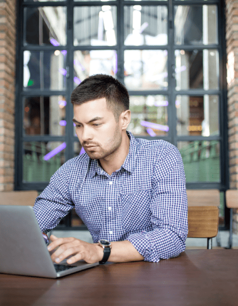 Client utilizing secure eLearning translation services ensuring confidentiality and accuracy in over 100 languages.