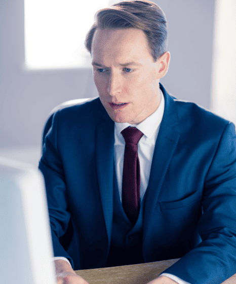 Legal professional utilizing skilled Portuguese translation services to ensure accurate translation of contracts.