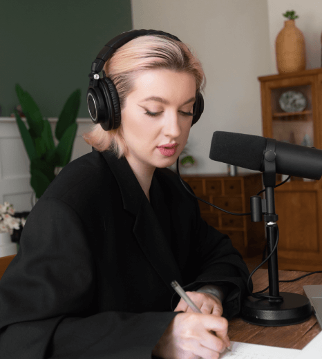A subtitler delivers subtitles for noisy or low-quality audio, ensuring clarity background distractions in the recordings. A subtitler delivers subtitles for noisy or low-quality audio, ensuring clarity background distractions in the recordings.