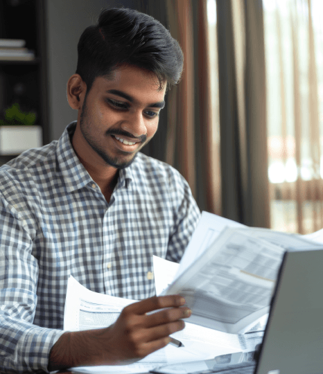 A linguist updates sub-vertical glossaries as fintech translation services align banking, forex, and DeFi terms.