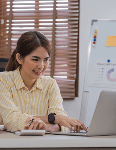 A linguist builds an industry-specific glossary while delivering Survey Translation Services, keeping technical terms.