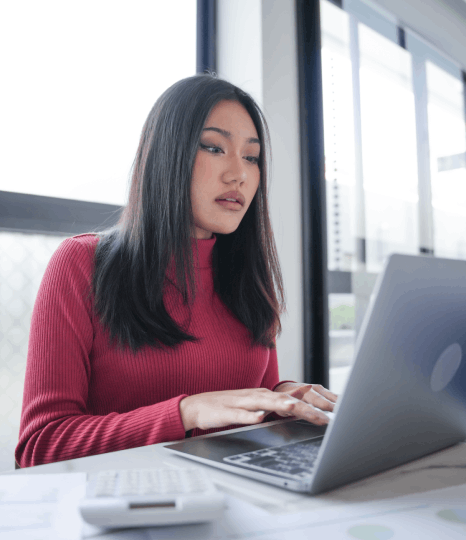 Typesetter working on book typesetting