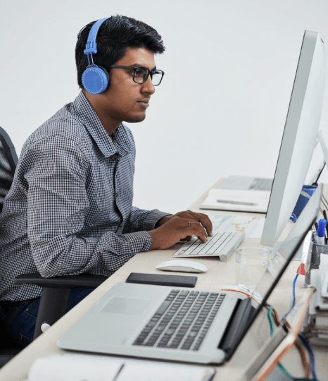 Customer exploring tamil transcription services with various styles and options tailored to their needs.