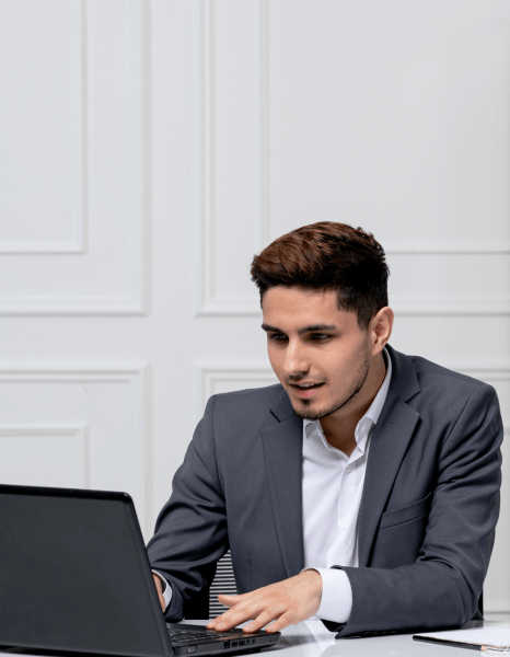 A marketing manager reviews Catalog Translation Services proofs to tailor a product catalog for different target audiences.