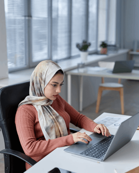 Client utilizing multiple Arabic typesetting solutions, choosing from traditional typesetting, digital layout & custom fonts.