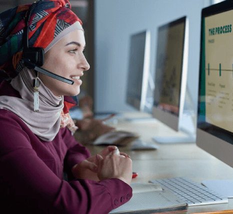 Professional translator working on Arabic translation, ensuring cultural accuracy and seamless typography for customer benefits. Professional translator working on Arabic translation, ensuring cultural accuracy and seamless typography for customer benefits.