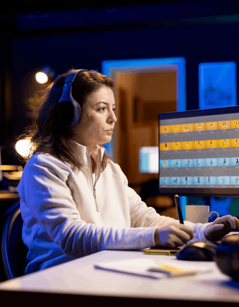 A customer enjoys unmatched captioning precision for every film genre, ensuring accurate subtitles that resonate.