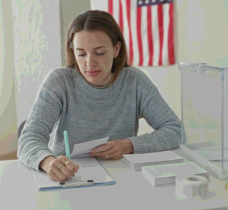 A client reviews a USCIS packet with certified translations, relying on Amharic Translation Services for official records.