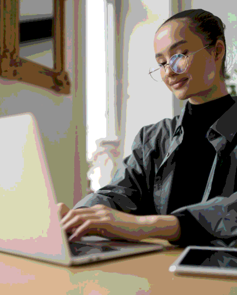 A caseworker cross-checks USCIS I-485 fields using Marriage Certificate Translation services in New York for name.