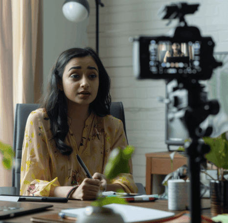 Customer gets started easily with a video spokesperson offering scriptwriting, video production, and flexible preview options. Customer gets started easily with a video spokesperson offering scriptwriting, video production, and flexible preview options.