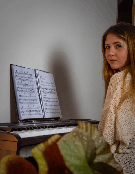 An editor previews a film with captions, showing polish subtitling services tailored for a smooth viewing experience.