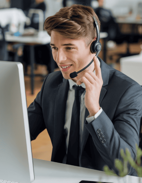 A professional voice artist records Audio Description, creating accurate narration that benefits visually impaired viewers.