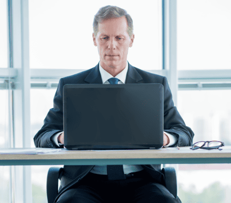 Legal professional reviewing detailed court transcription to prepare for hearings and trials to support clients. Legal professional reviewing detailed court transcription to prepare for hearings and trials to support clients.