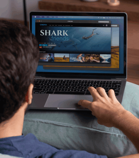 Client watching YouTube videos for enhancing their understanding and engagement with clear video content.