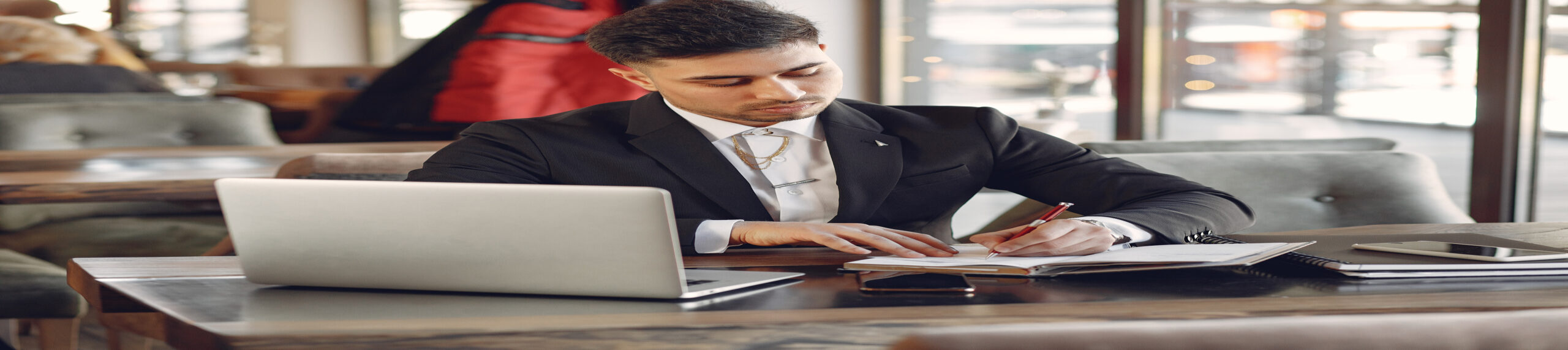 A translator working to deliver birth certificate translation services