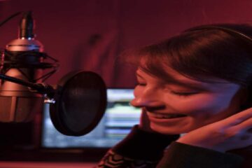 A professional voiceover artist working to deliver high-quality and accurate voiceovers