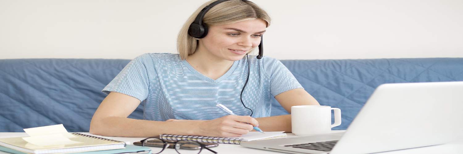 A professional captioner working on video to deliver high-quality and accurate captioning services