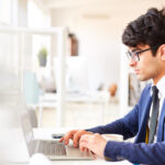 Person working on a video captioning project.