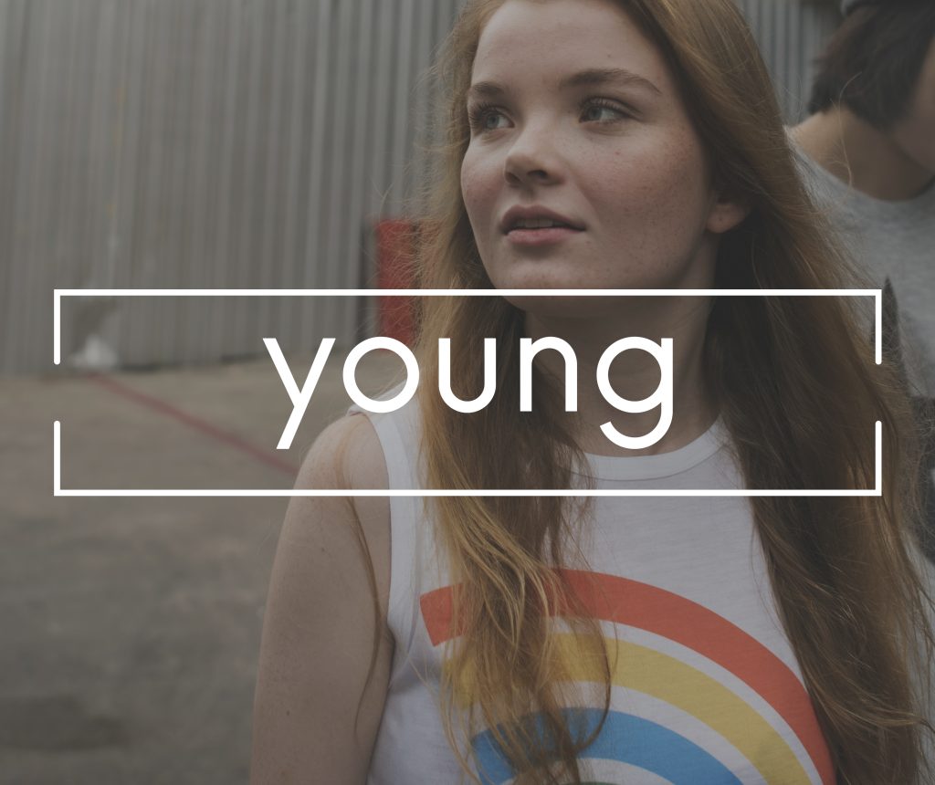 Young Vintage Vector Graphic Concept