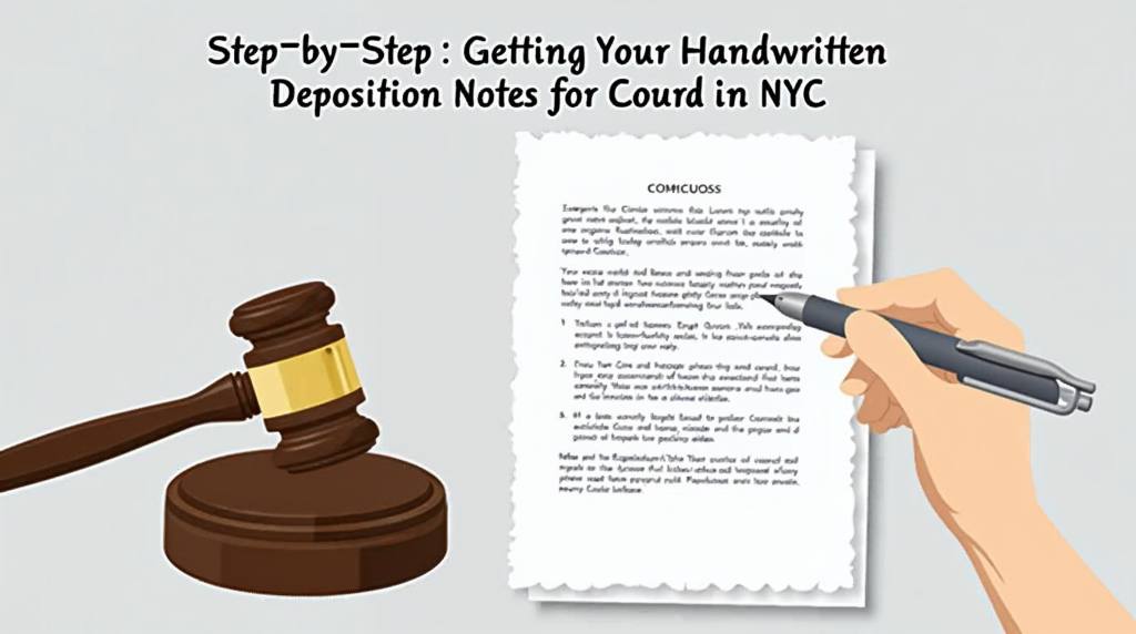 Step-by-Step: Getting Your Handwritten Deposition Notes Typed for Court in NYC - Step-by-Step: Getting Your Handwritten featured image