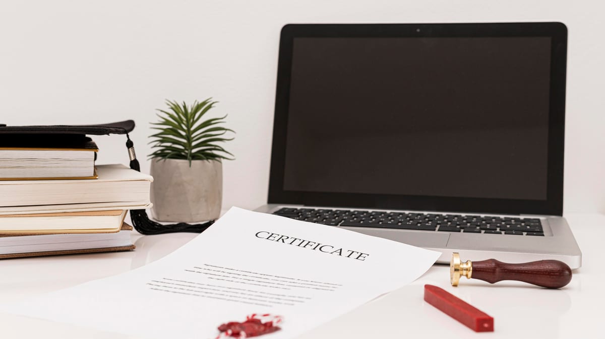 Two French civil registry certificates side by side with a typed English translation and a notary page on a desk - Real Story: Two French featured image
