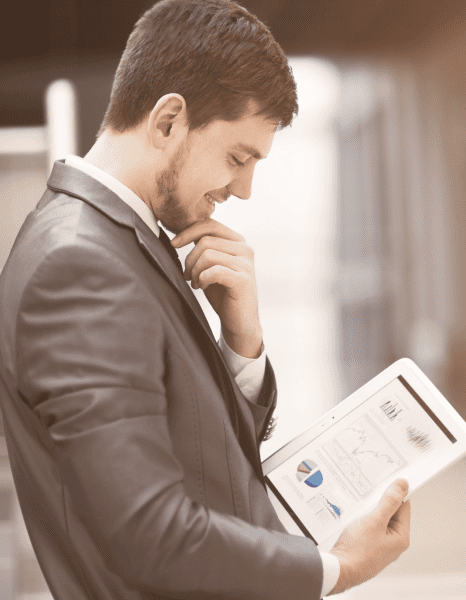 Customer using affordable and accurate marketing brochure translation services to reduce costs and improve quality.