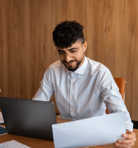 A translator delivering certified ATA Translation Service for legal docs, ensuring accuracy in contracts and legal materials.