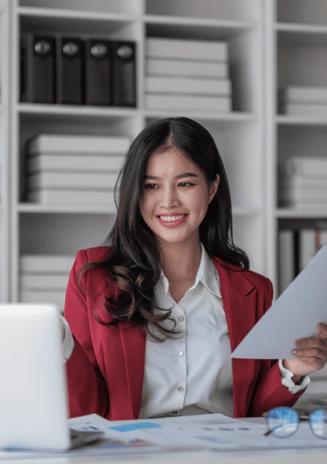 A translator working on a certified Police certificate translation for immigration, ensuring all data is accurate.