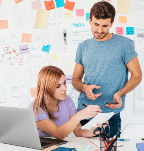 Creative experts offering marketing brochure translation to help businesses maintain their message and design.