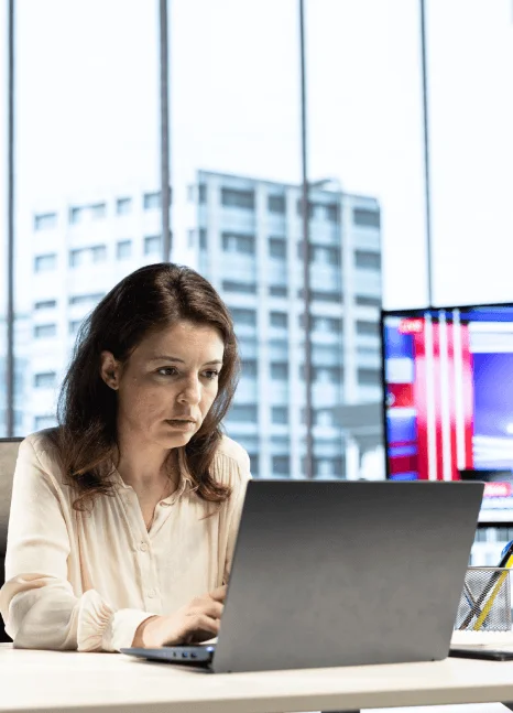 An editor adds timed subtitles to a product demo, using Media Localization Services for video content so global viewers.