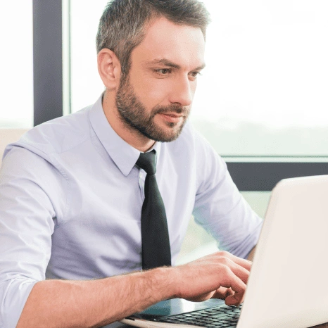 Customer using Police report translation request instructions, ensuring clear submission for accurate translation services.